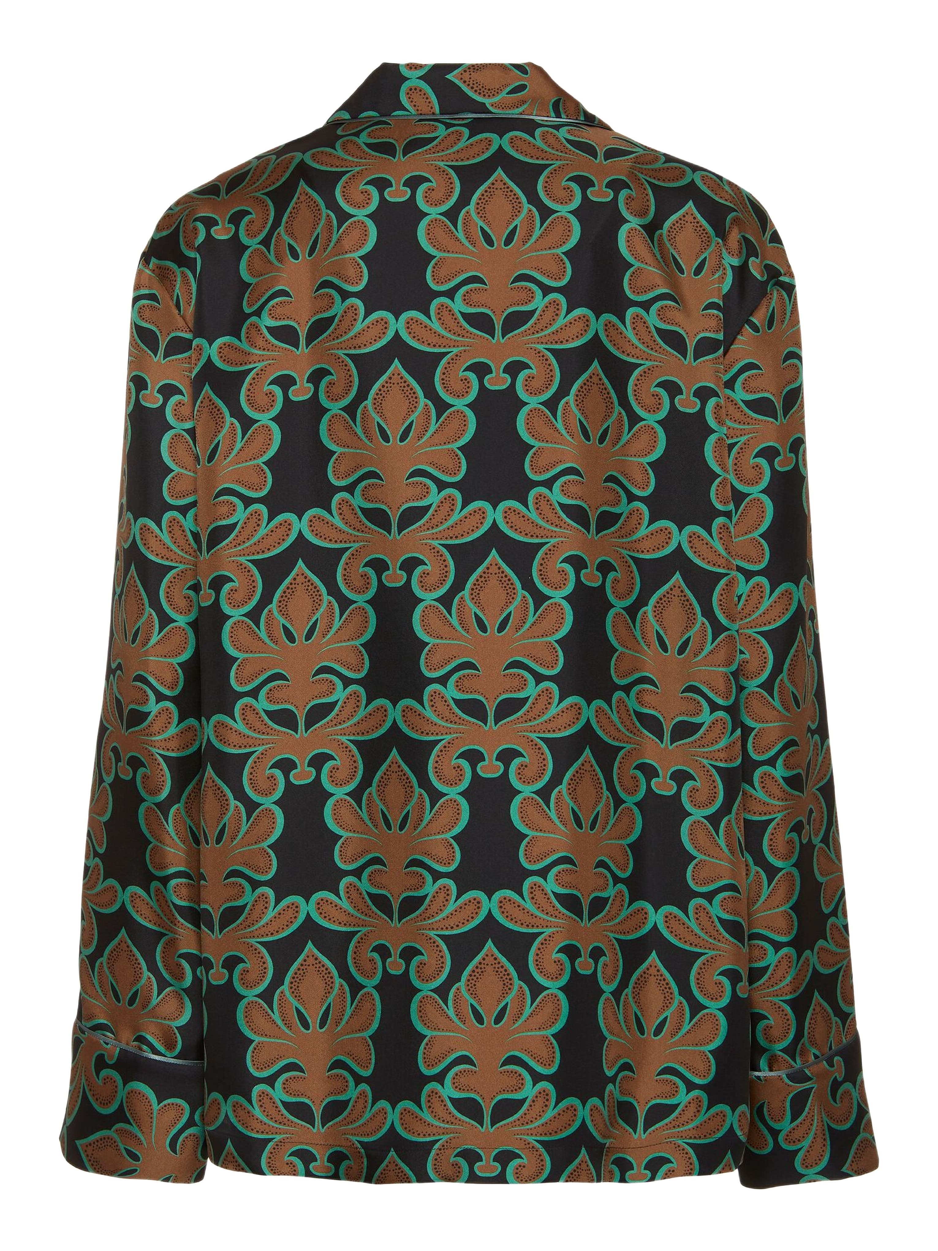 La DoubleJ Pajama Shirt Herald Black at Nordstrom - 3