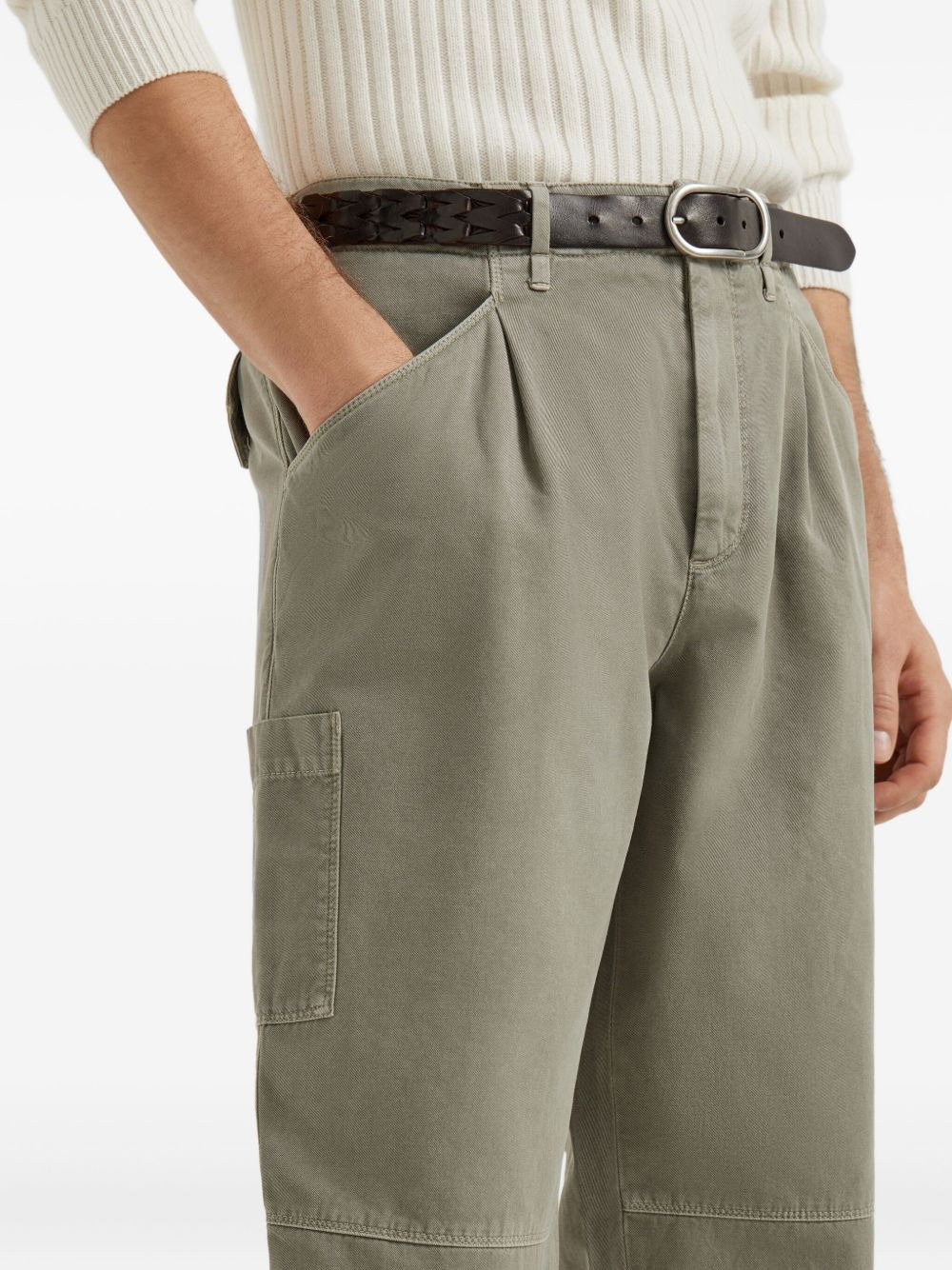 pleated pocket trousers - 5