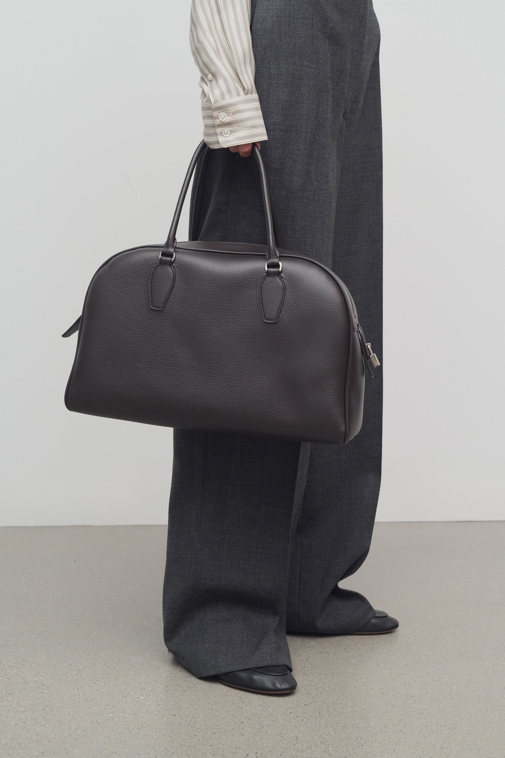 The Row India 15.75 Bag in Leather | REVERSIBLE