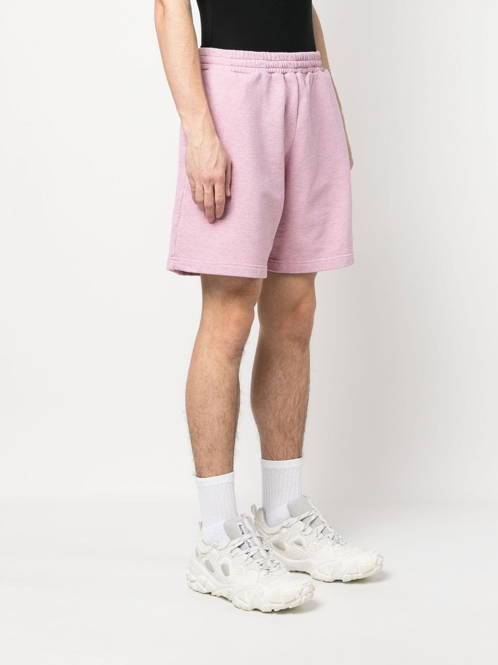 logo-embroidered cotton shorts - 3