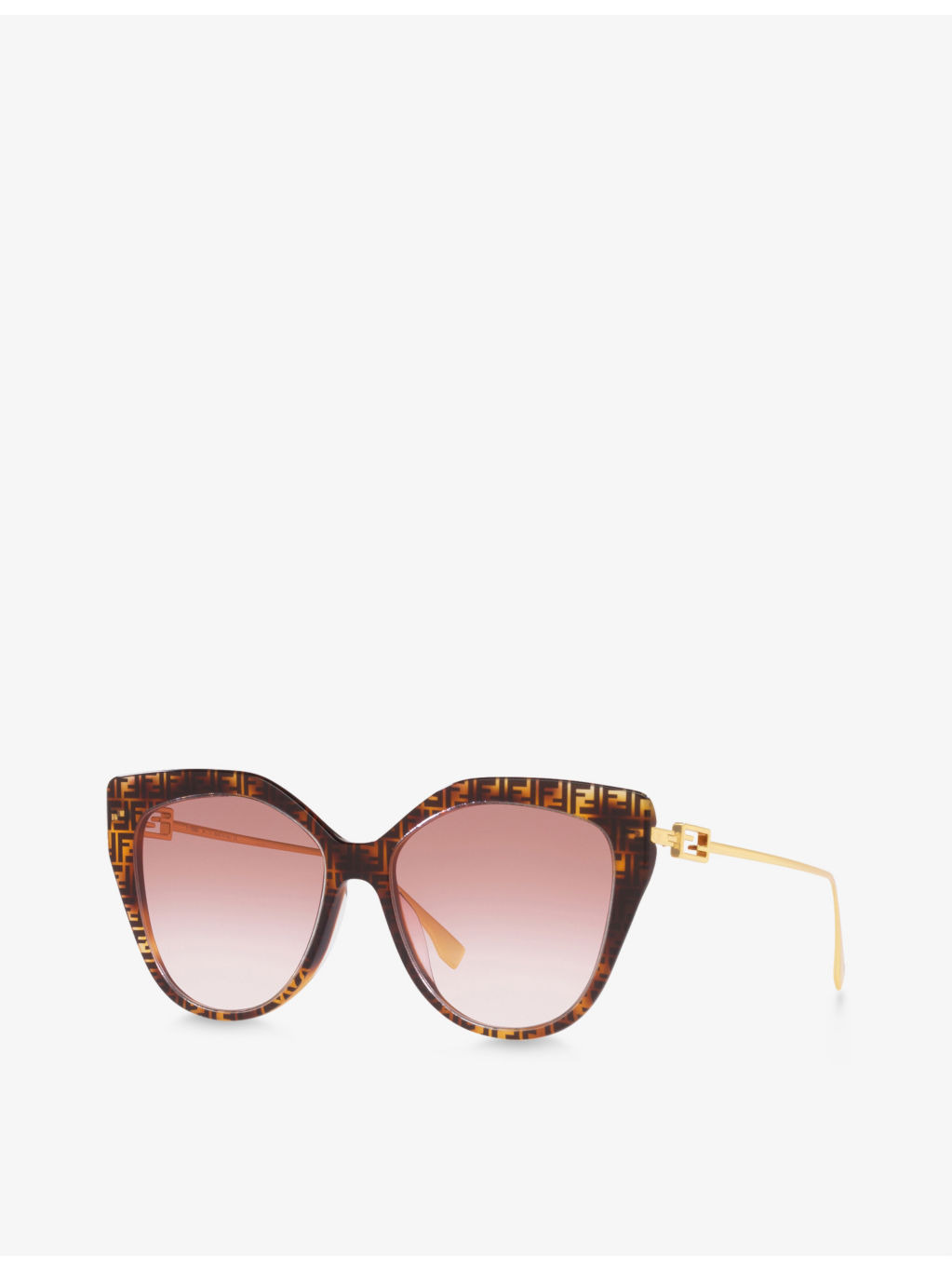 FE40011U logo-print acetate and metal sunglasses - 2