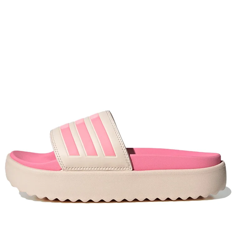 (WMNS) adidas Adilette Platform Slide 'Wonder Quartz Pink' HP9409 - 1