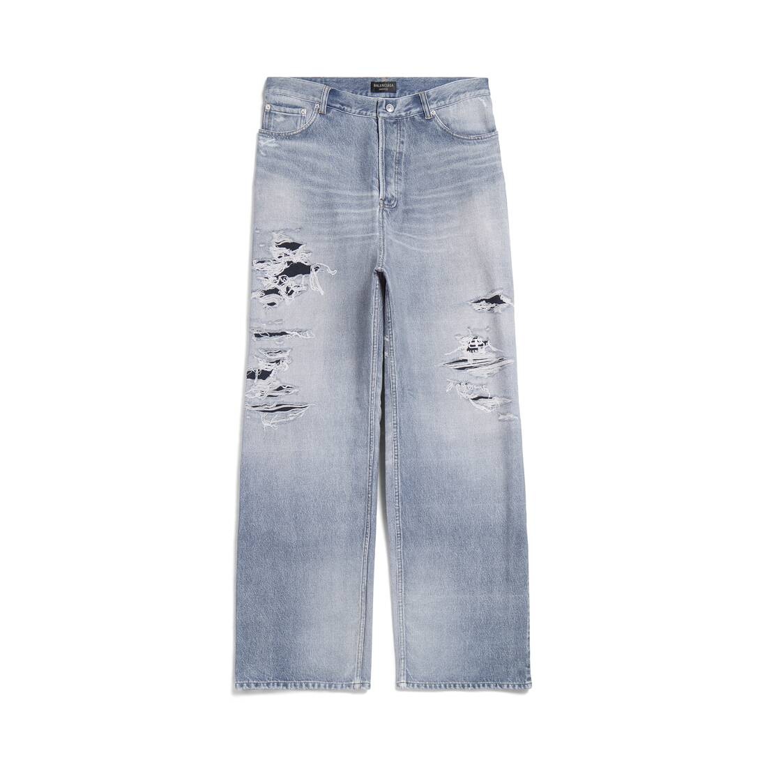 Trompe L'œil Pants in Blue - 1