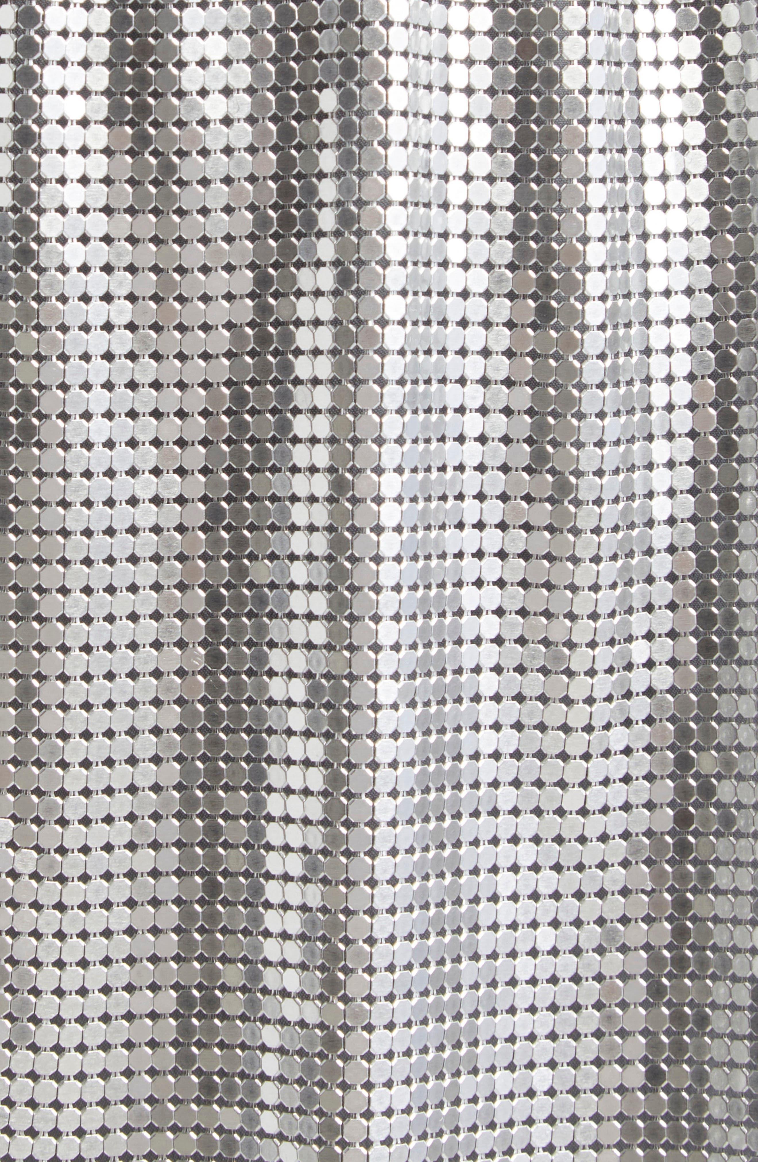Versace Metal Mesh Shorts in Silver at Nordstrom - 6