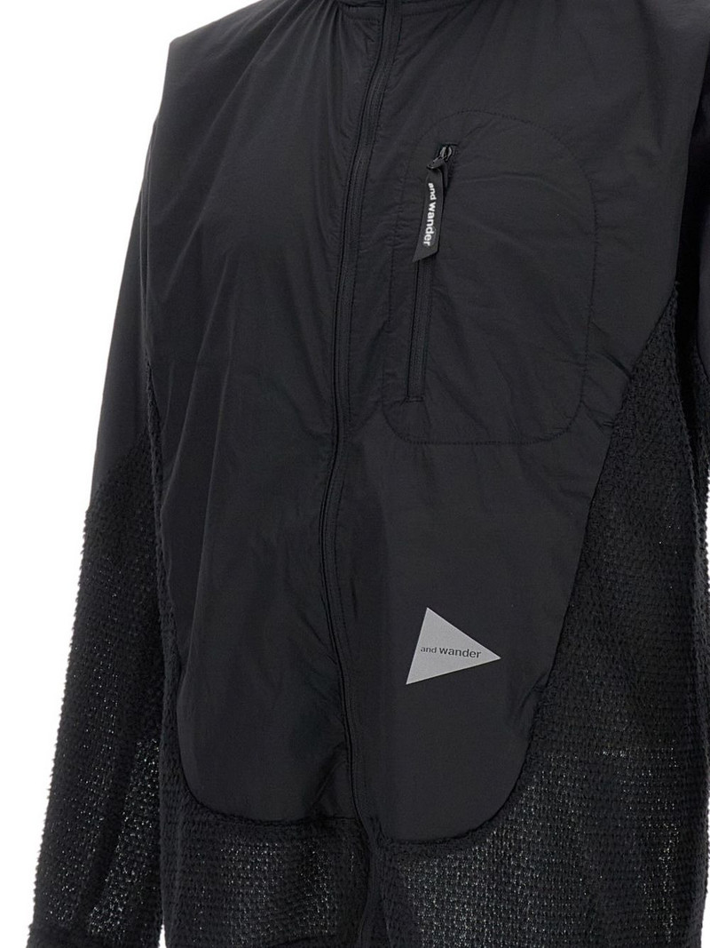 mesh-panel hooded jacket 3