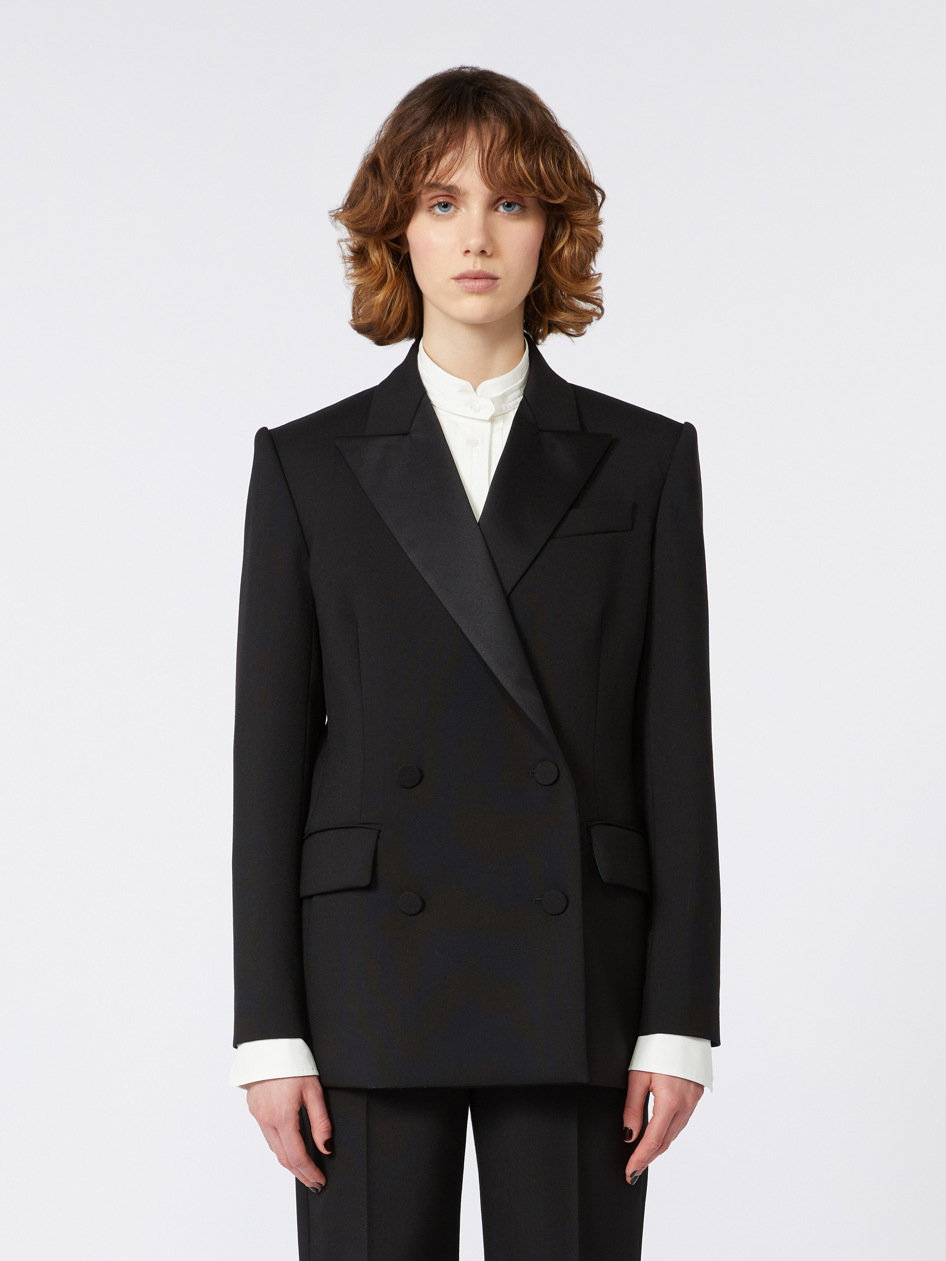 BRIGIDA1234 Wool tuxedo blazer - 3