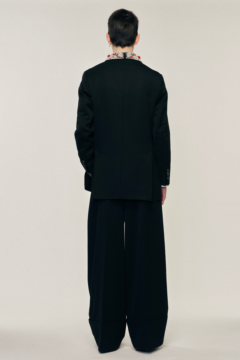 Simone Rocha Turbo Embellished Double Breasted Jacket outlook