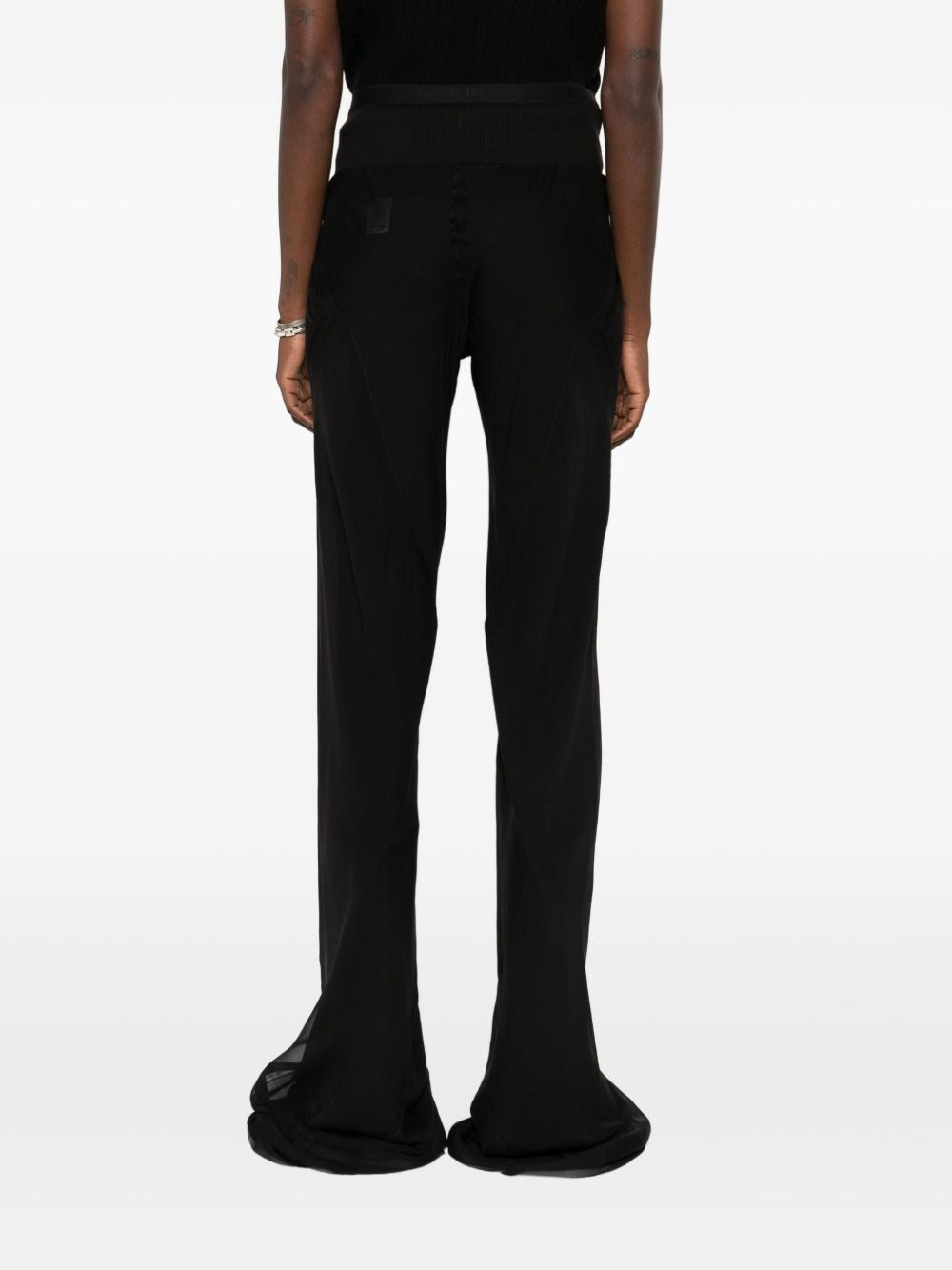 pleated panel trousers - 4