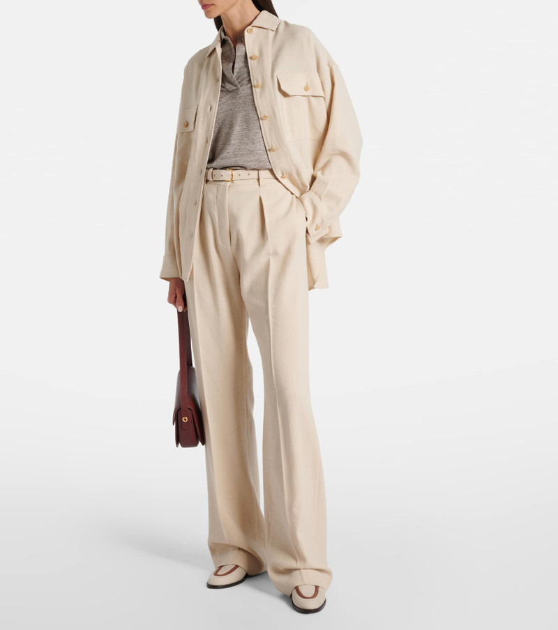 Loro Piana Gargano linen polo shirt outlook