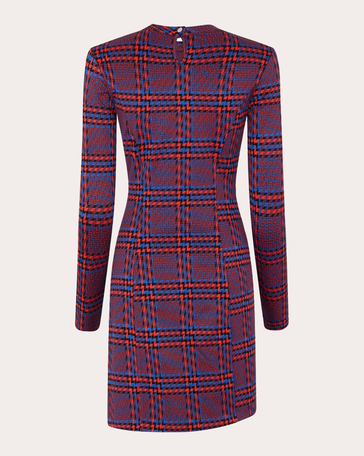 Gathered Printed Crepe Mini Dress - 2
