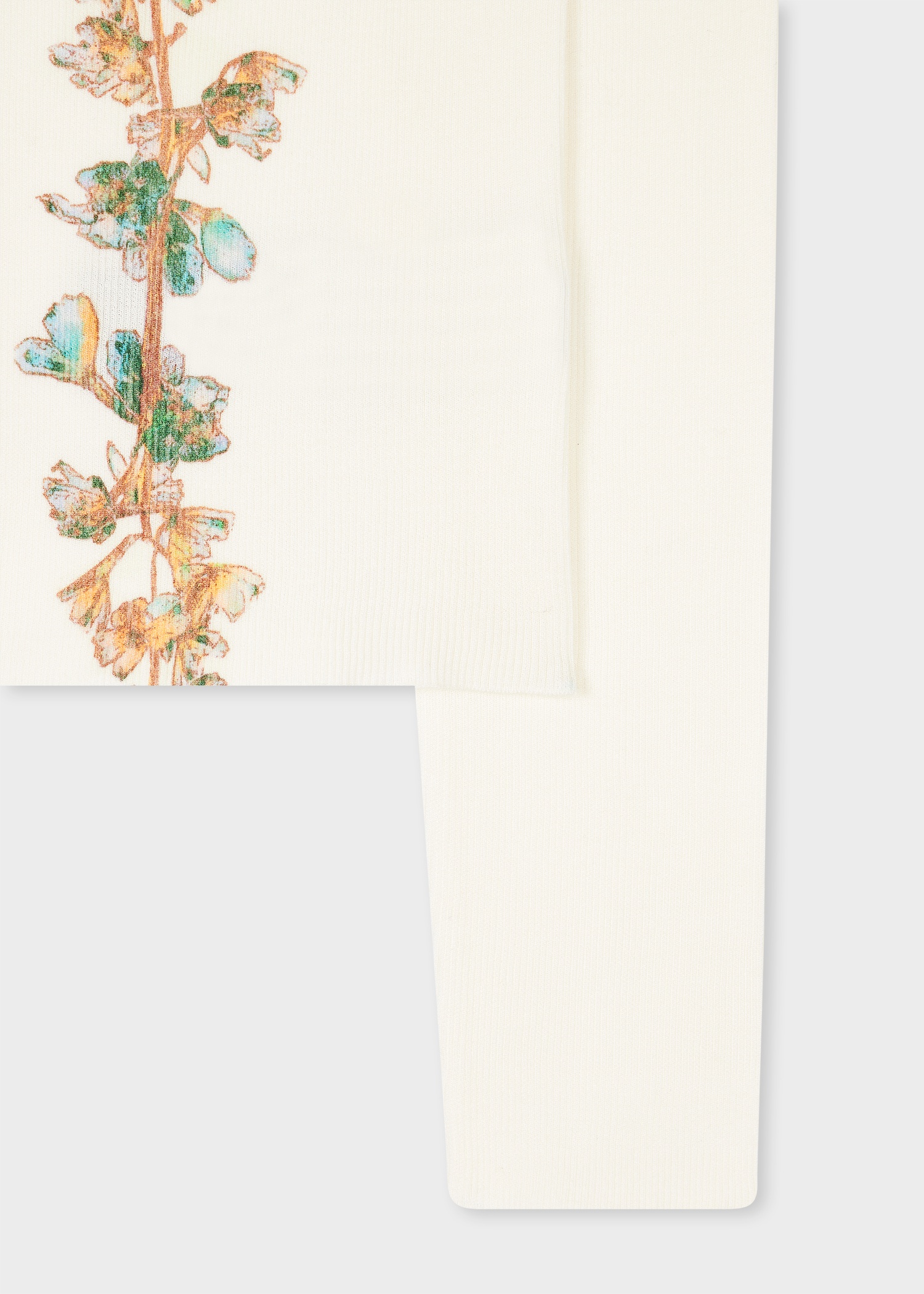 Women's Ecru Organic Cotton 'Infloressence' Cardigan - 2