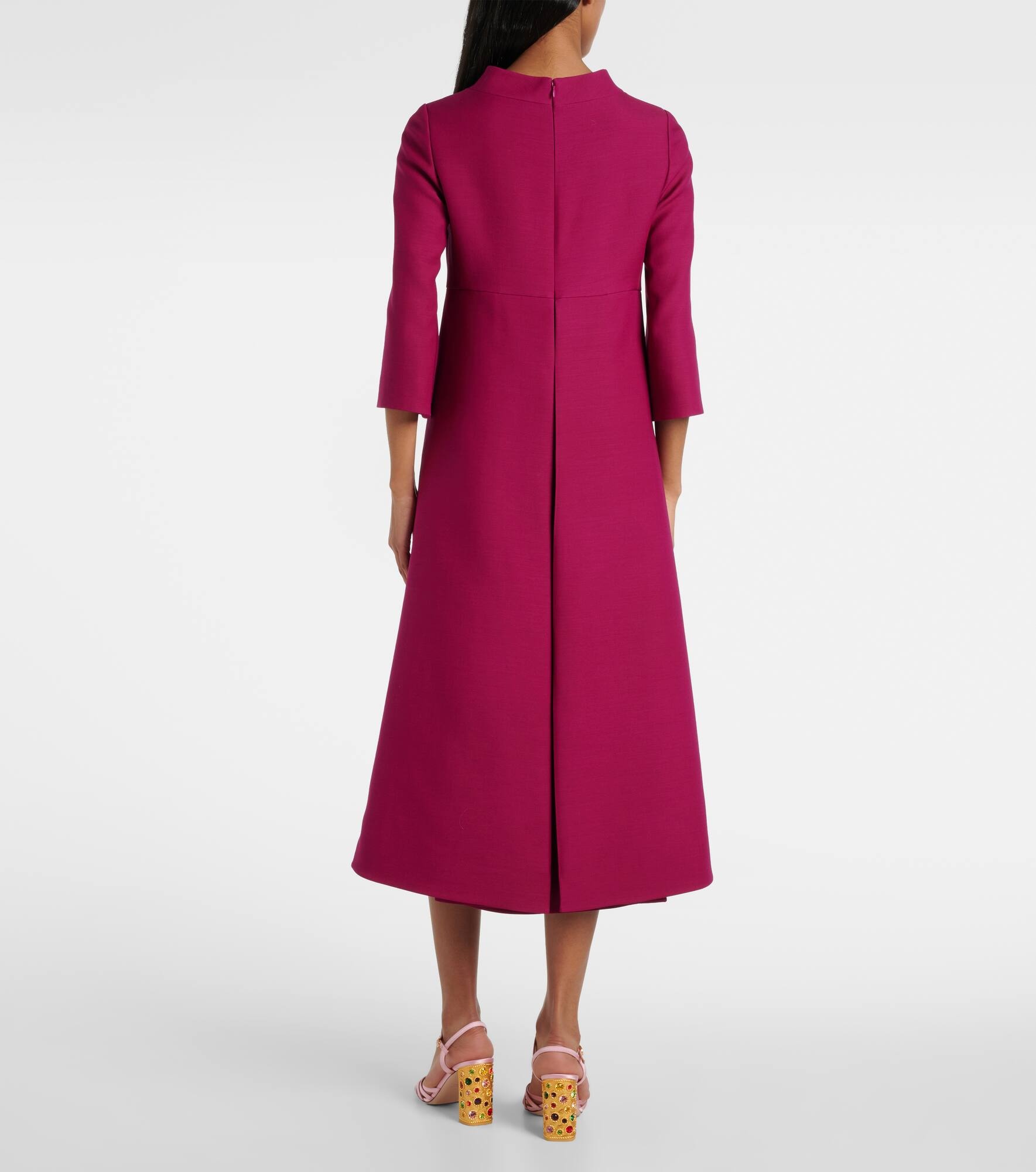 Embellished Crepe Couture midi dress - 3
