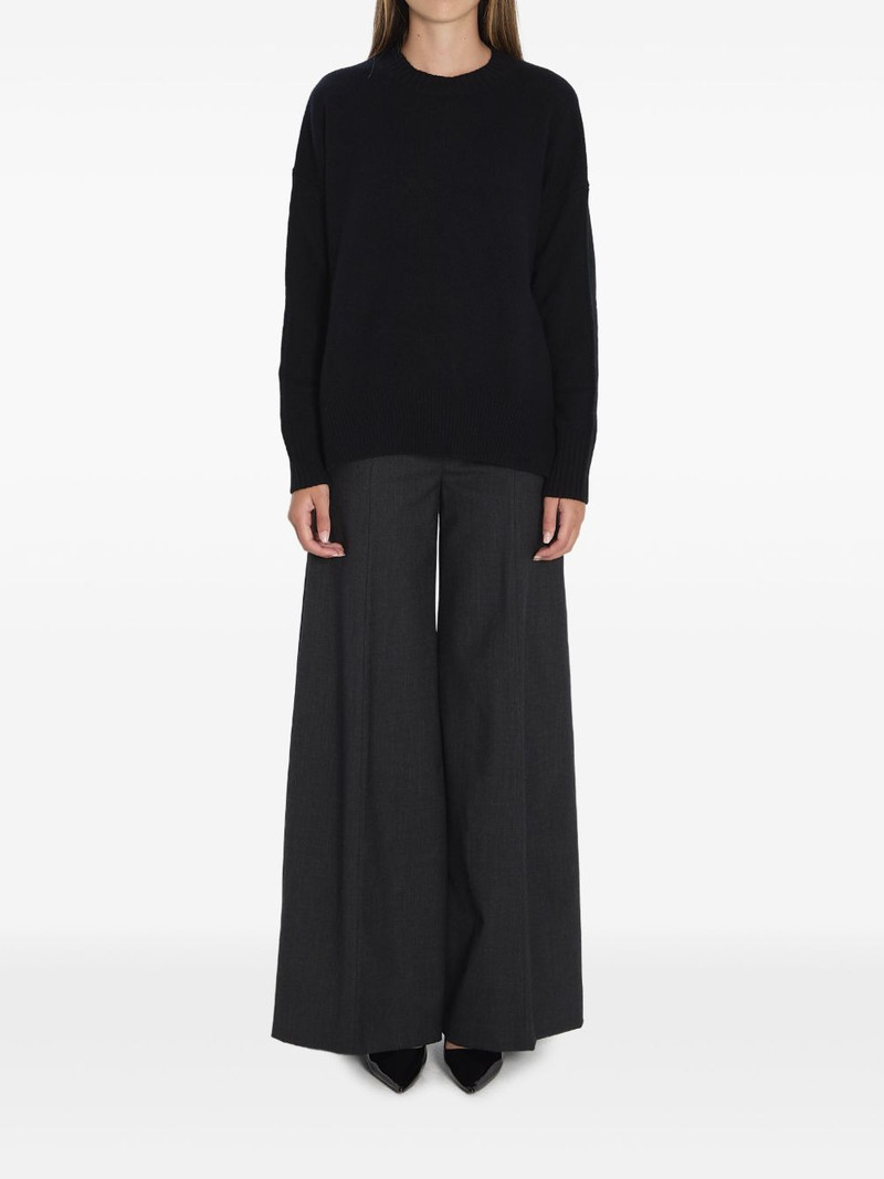 Allude ribbed crew-neck cashmere sweater outlook
