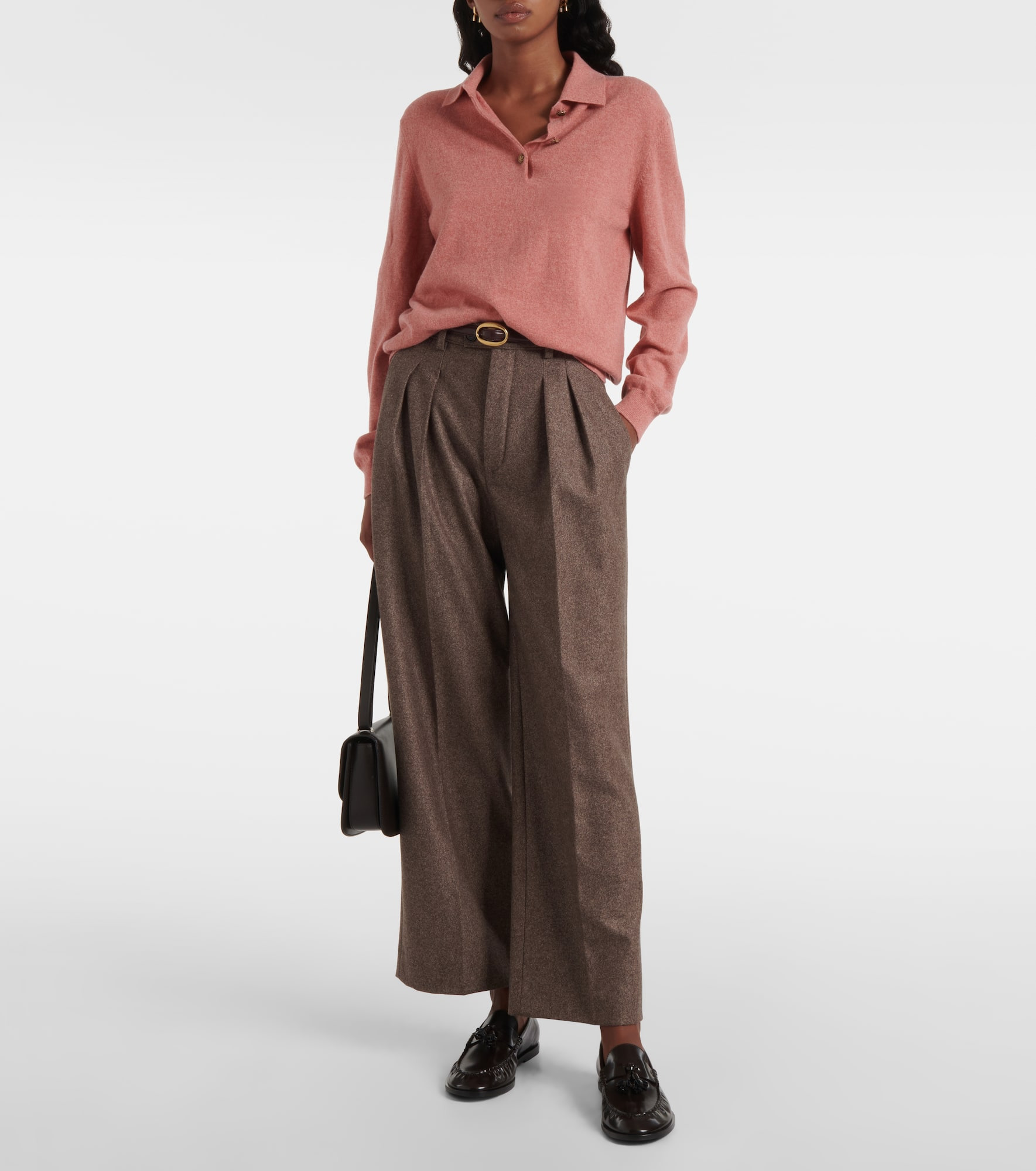 Cashmere polo sweater - 2