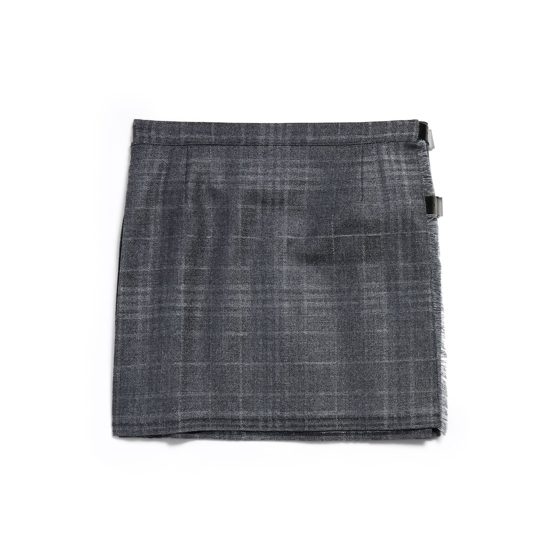 Women's Pleated Mini Skirt in Grey - 6