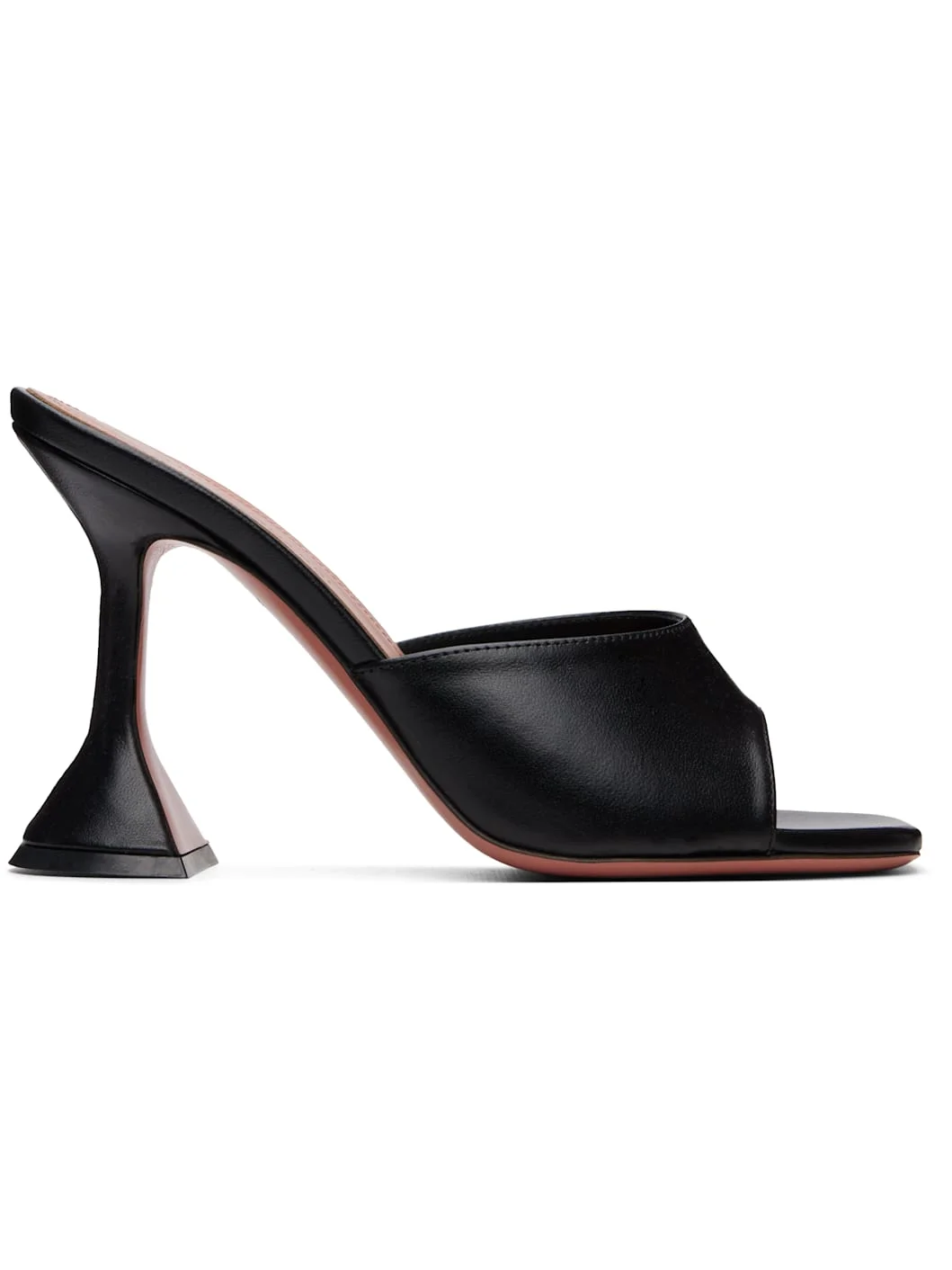 Black Lupita Slipper 95 Heeled Sandals - 1