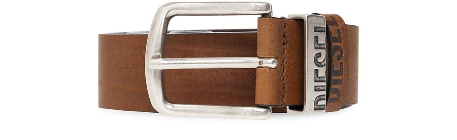 ‘Diesel Logo B-Visible’ leather belt - 1