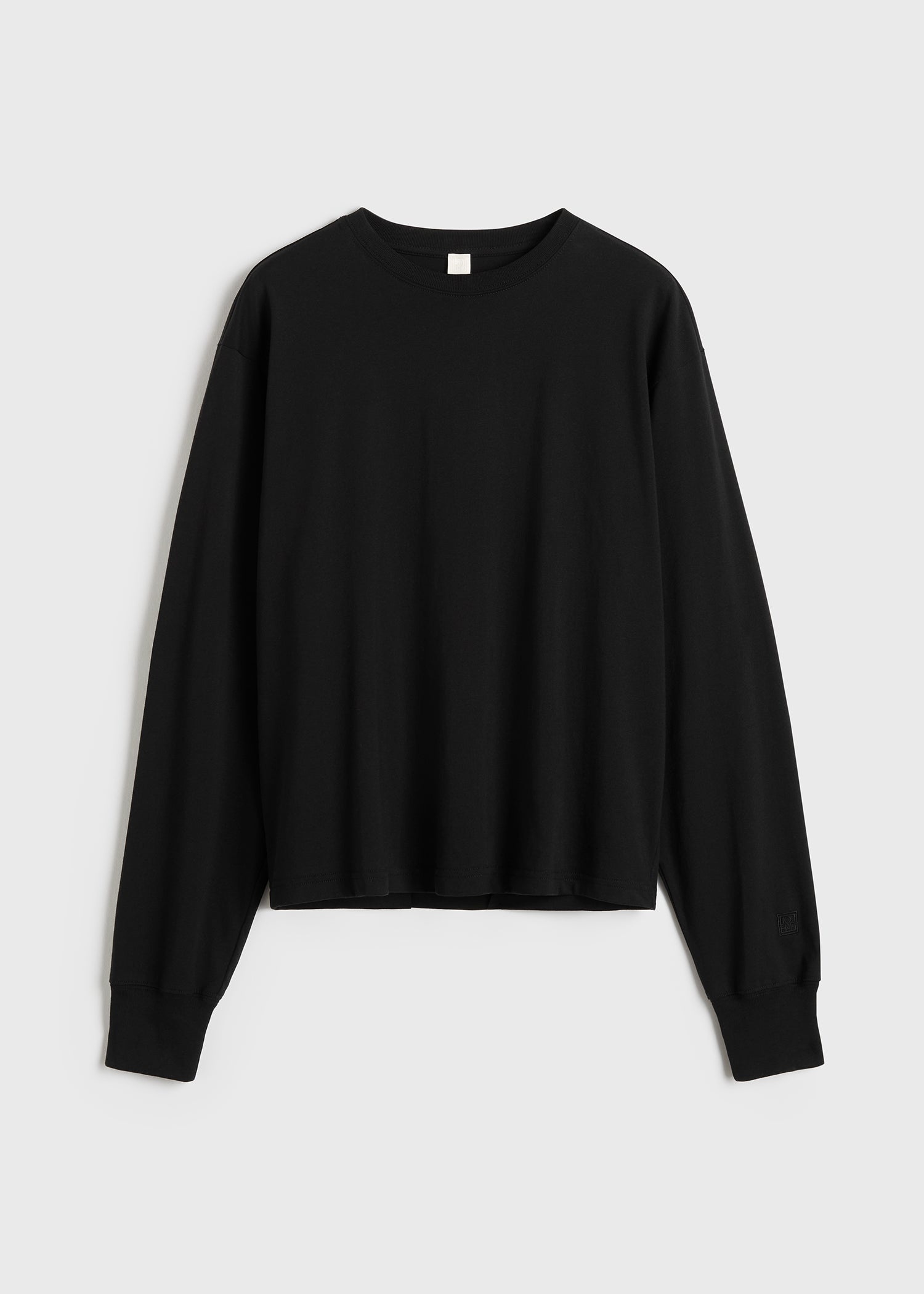 Long-sleeve jersey tee black - 1