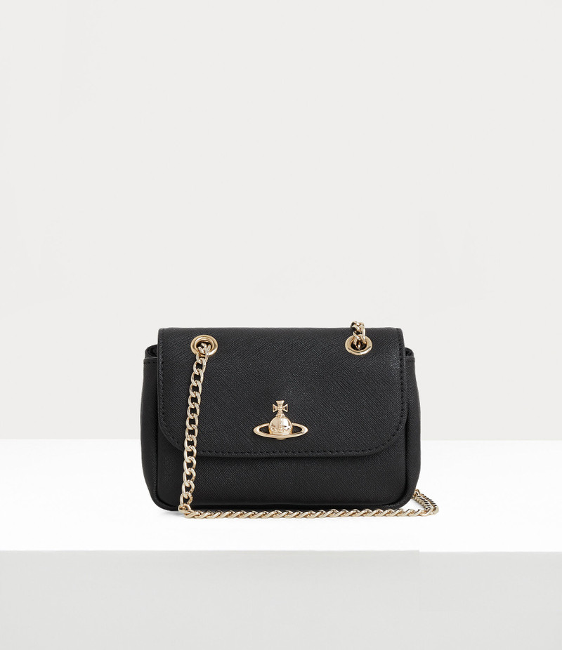 SAFFIANO SMALL PURSE WITH CHAIN - 1