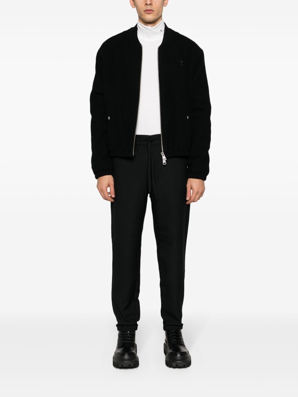 logo-print straight-leg trousers - 2