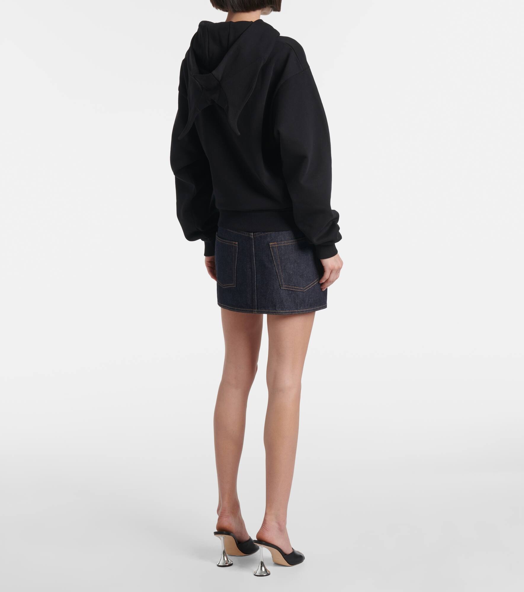 x Disney® Maleficent cotton-blend hoodie - 3