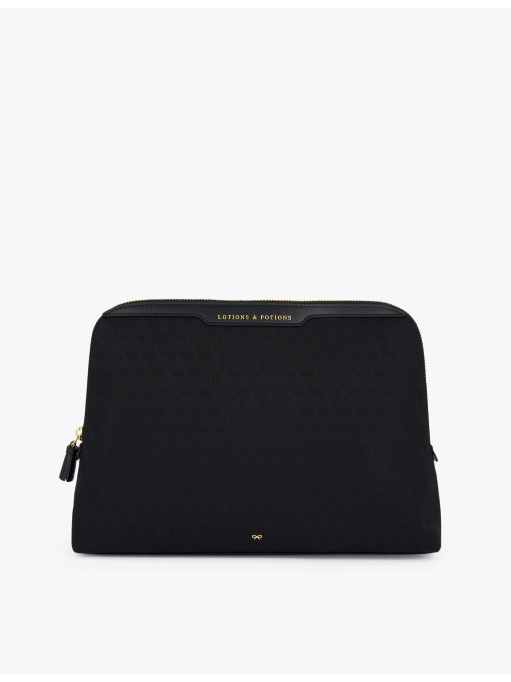 Lotions and Potions shell and leather washbag - 1