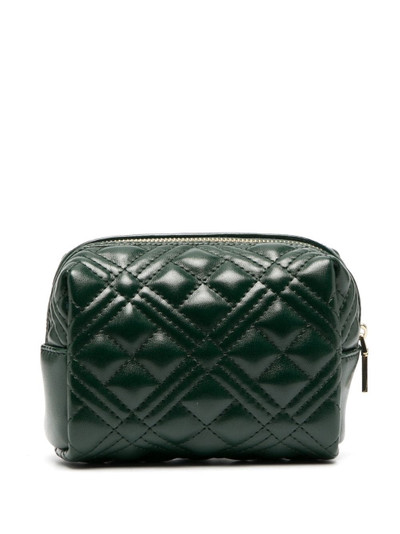 Moschino quilted logo make-up bag outlook