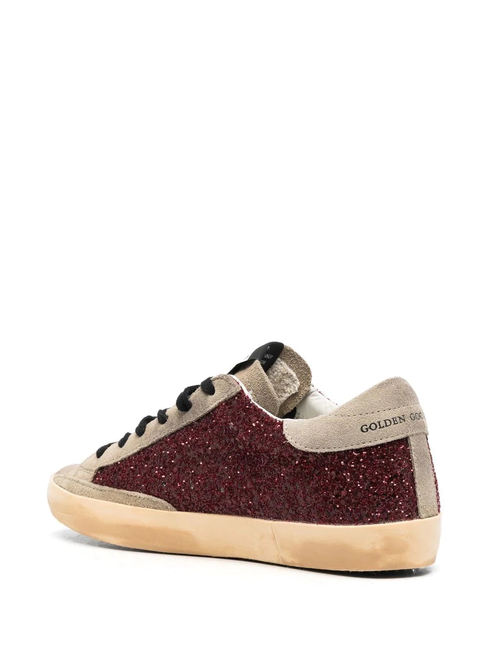 Superstar glitter-embellished low-top sneakers - 3