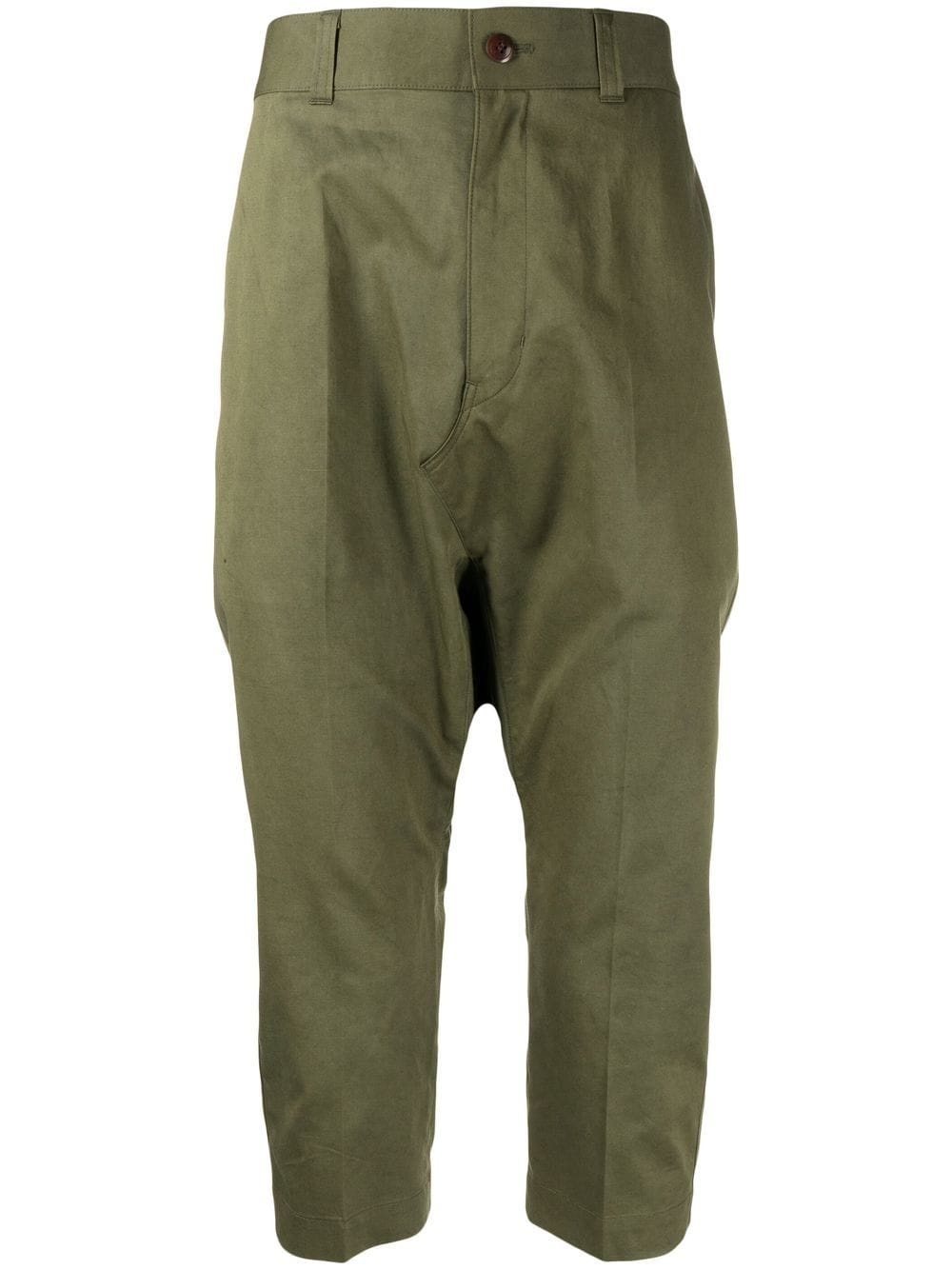 cropped cargo trousers - 1