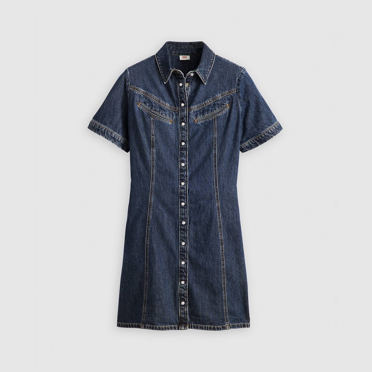 RINOA DENIM DRESS - 1