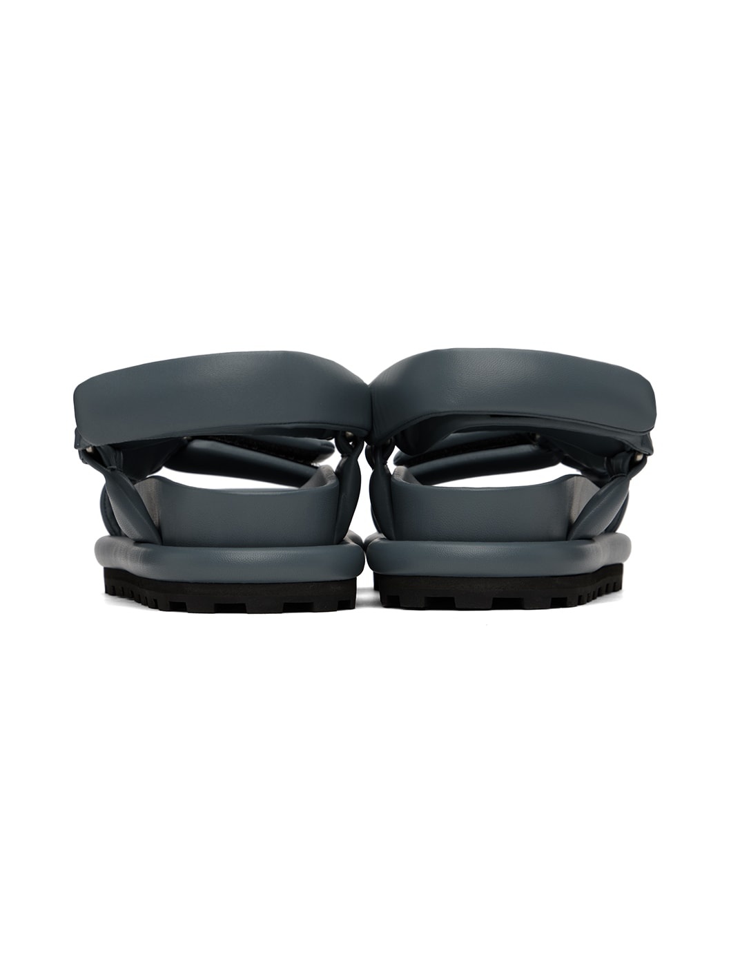 Blue Padded Sandals - 2