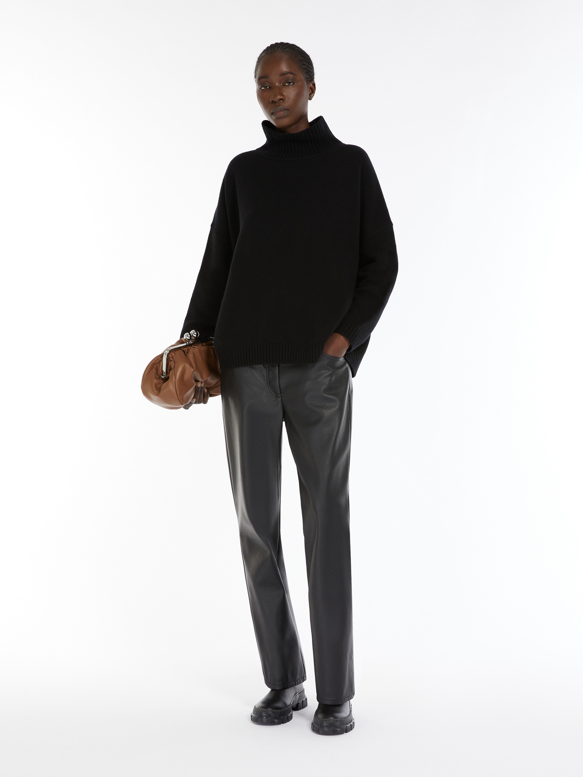 BORGIA Wool high-neck sweater - 2