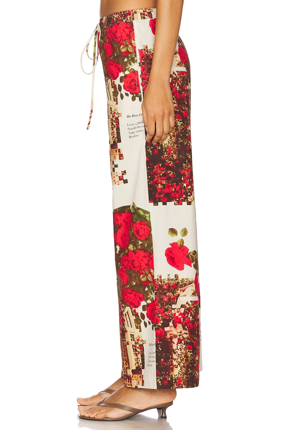 Rose Garden Cotton Pants - 3