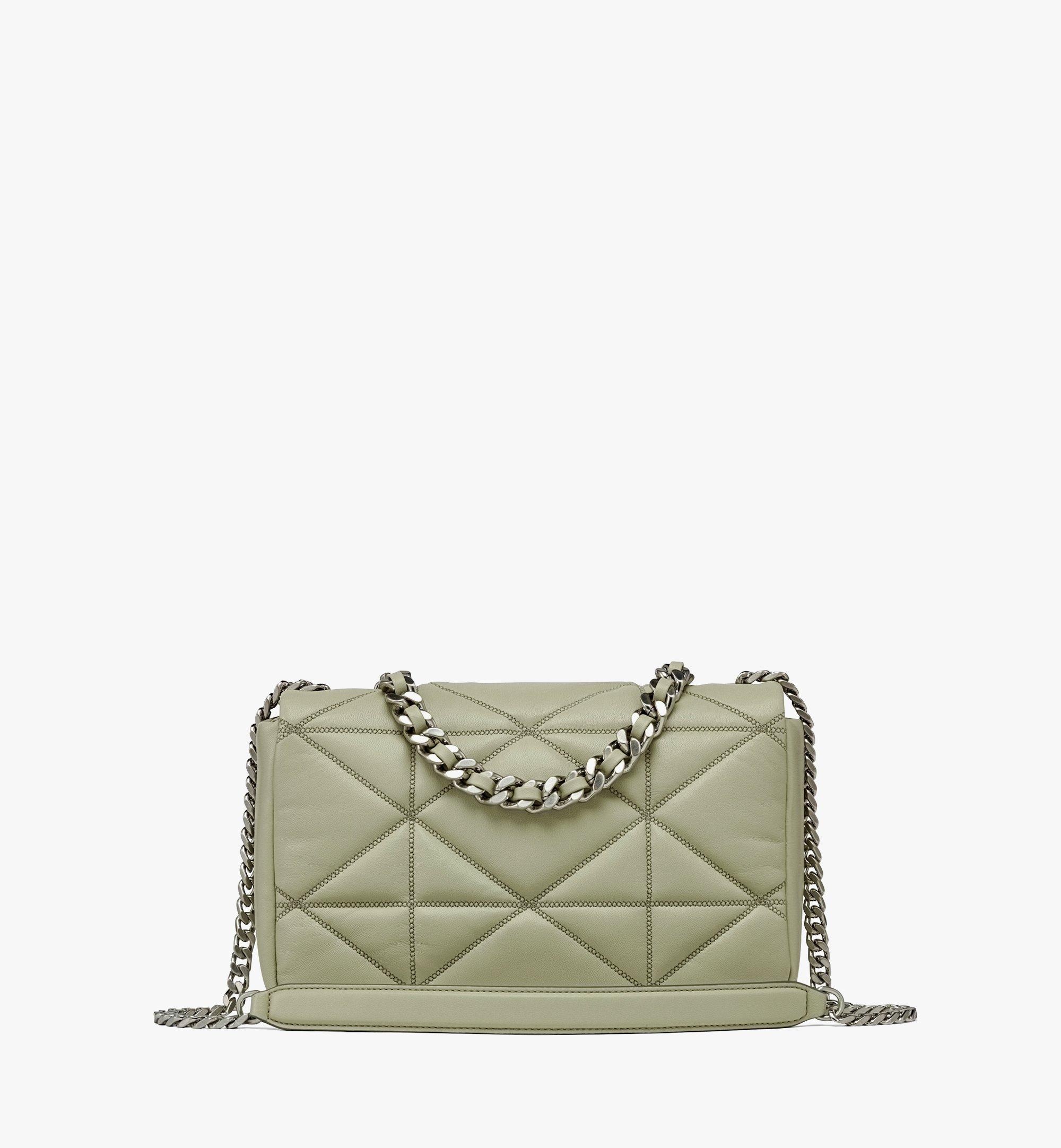 Travia Shoulder Bag in Cloud Quilted Leather - 5