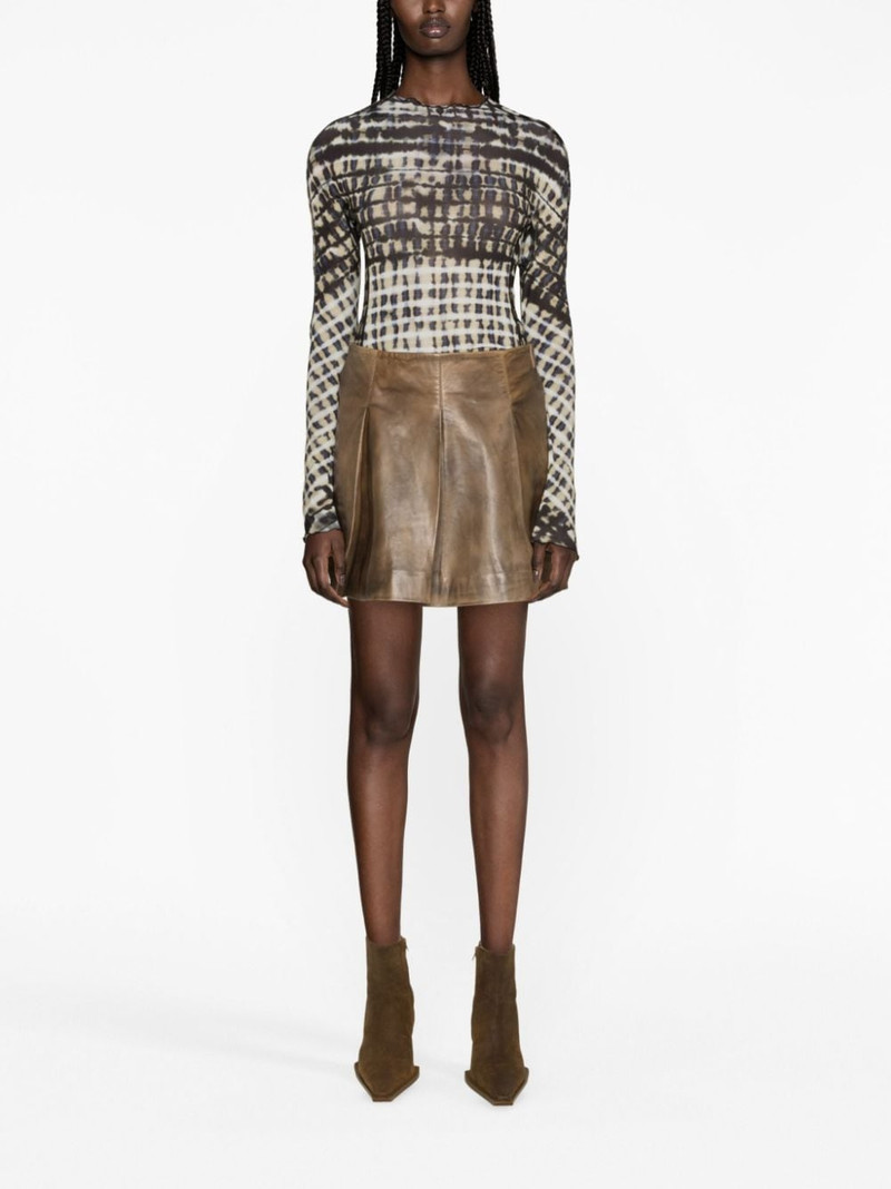 Halcyon plaid mesh top 4