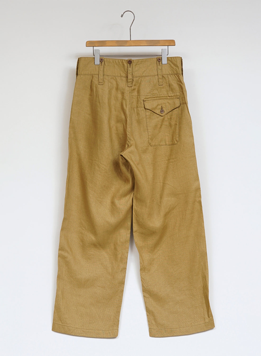 Field Pant Linen Basket in Khaki - 5