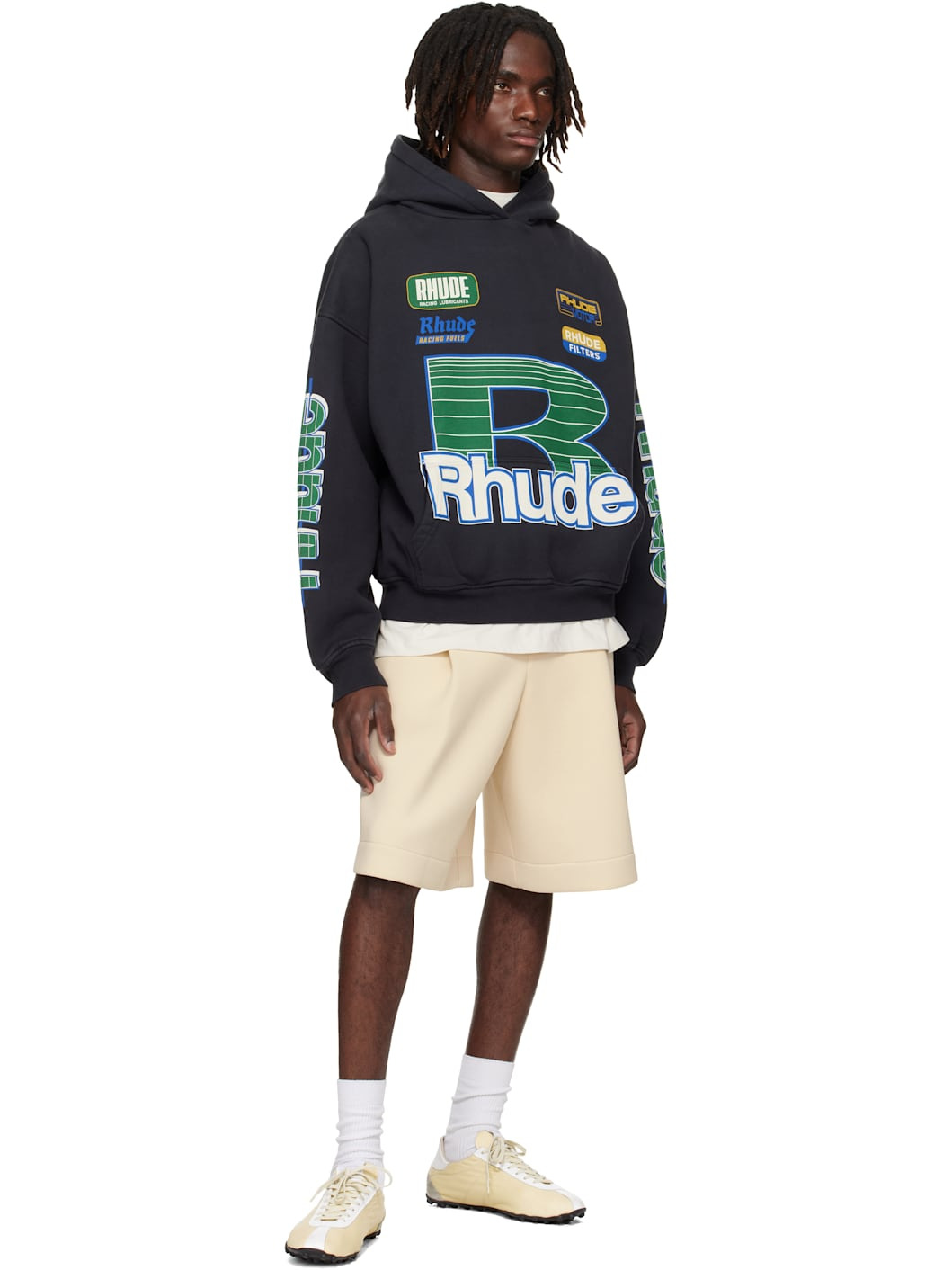 Black Roadway Racing Hoodie - 4