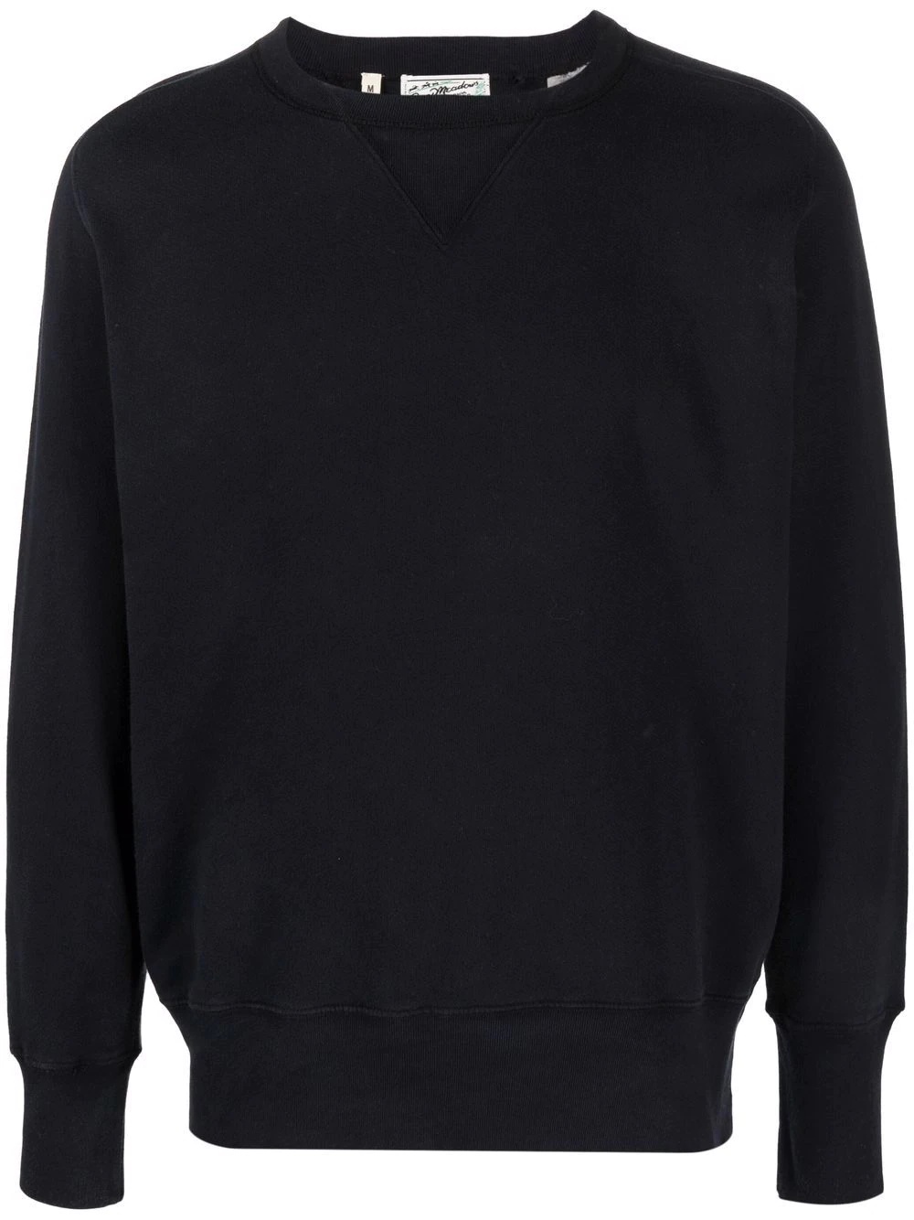 solid-colour crewneck sweatshirt - 1