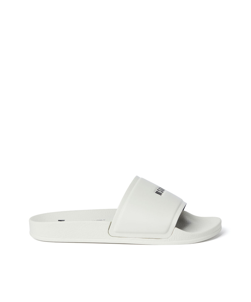 Pool slippers with MSGM micro logo 1