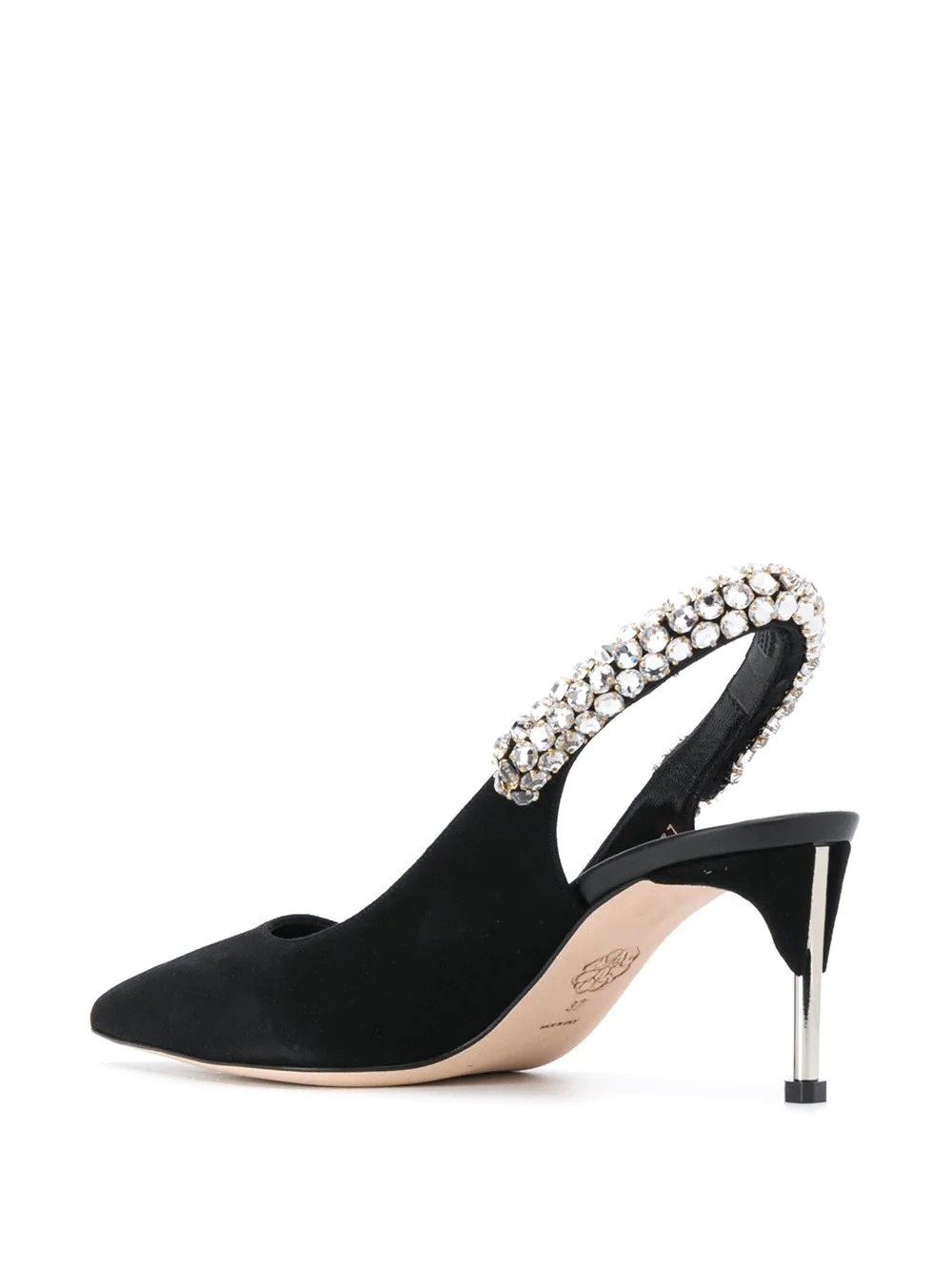 70mm crystal-embellished pumps - 3