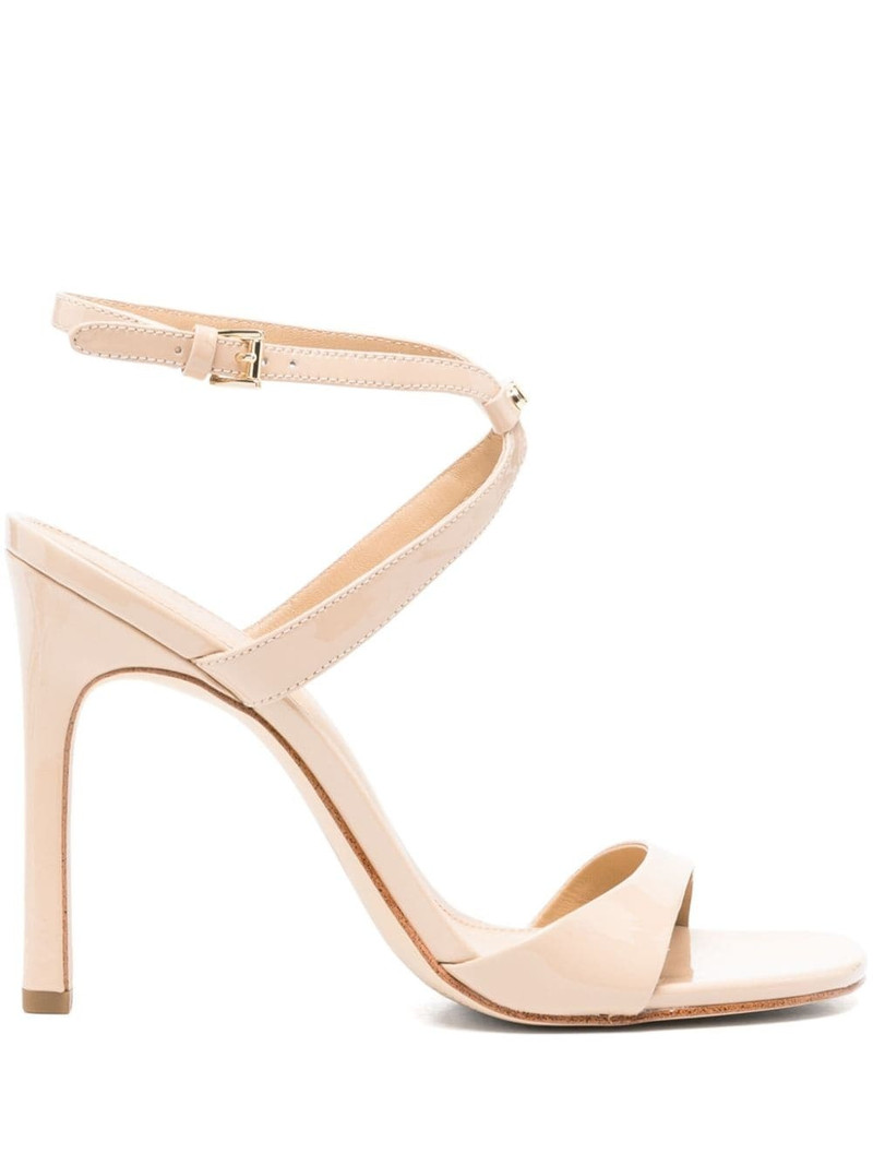 115mm logo-plaque leather sandals 1