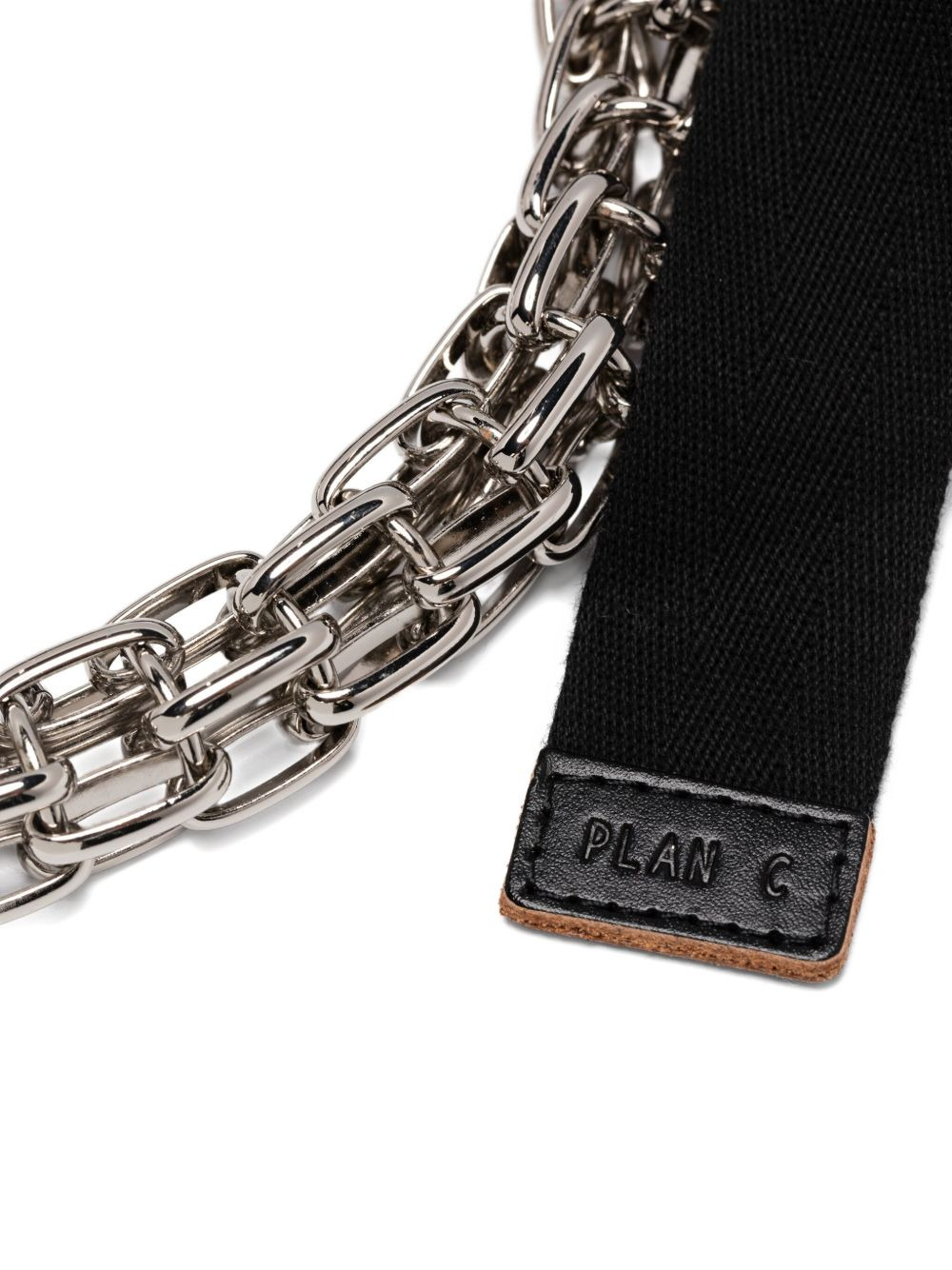 chain-link ribbon necklace - 3