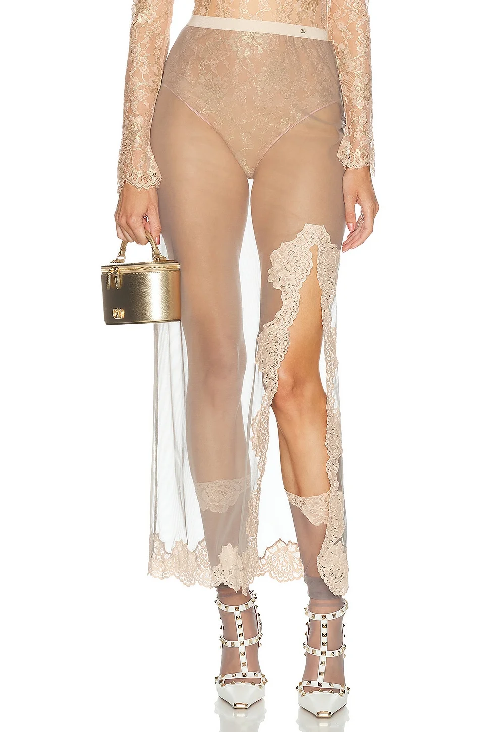 Lace & Tulle Skirt - 1