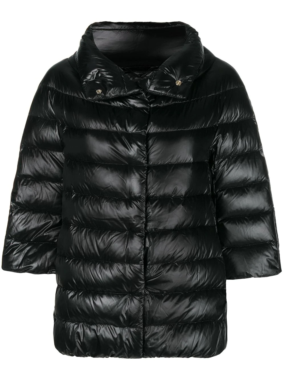 3/4 sleeve puffer jacket - 1