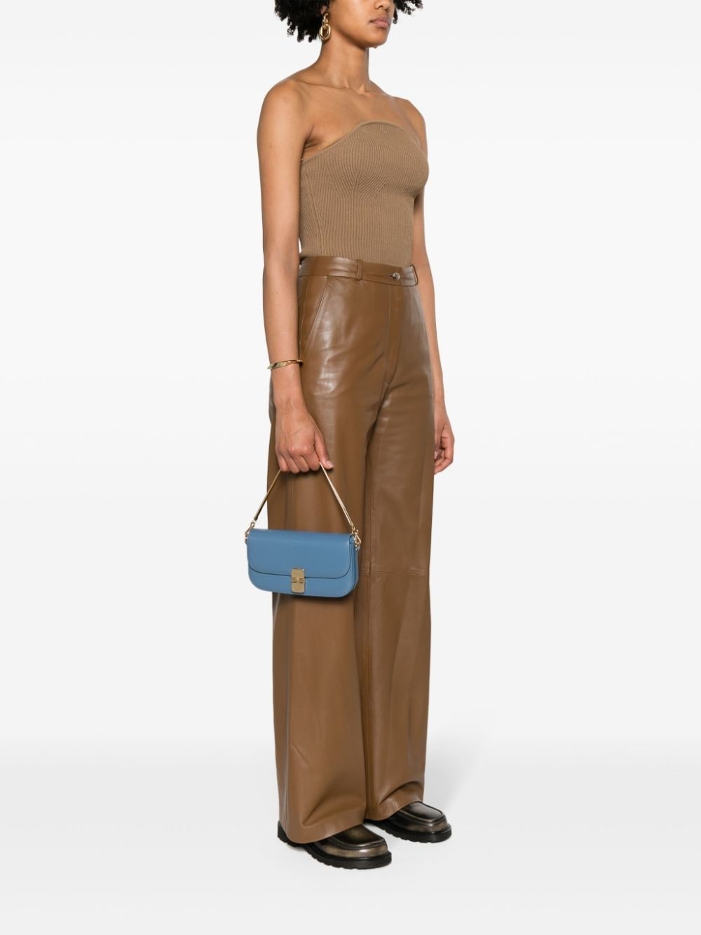 Grace Chaine leather clutch bag - 2