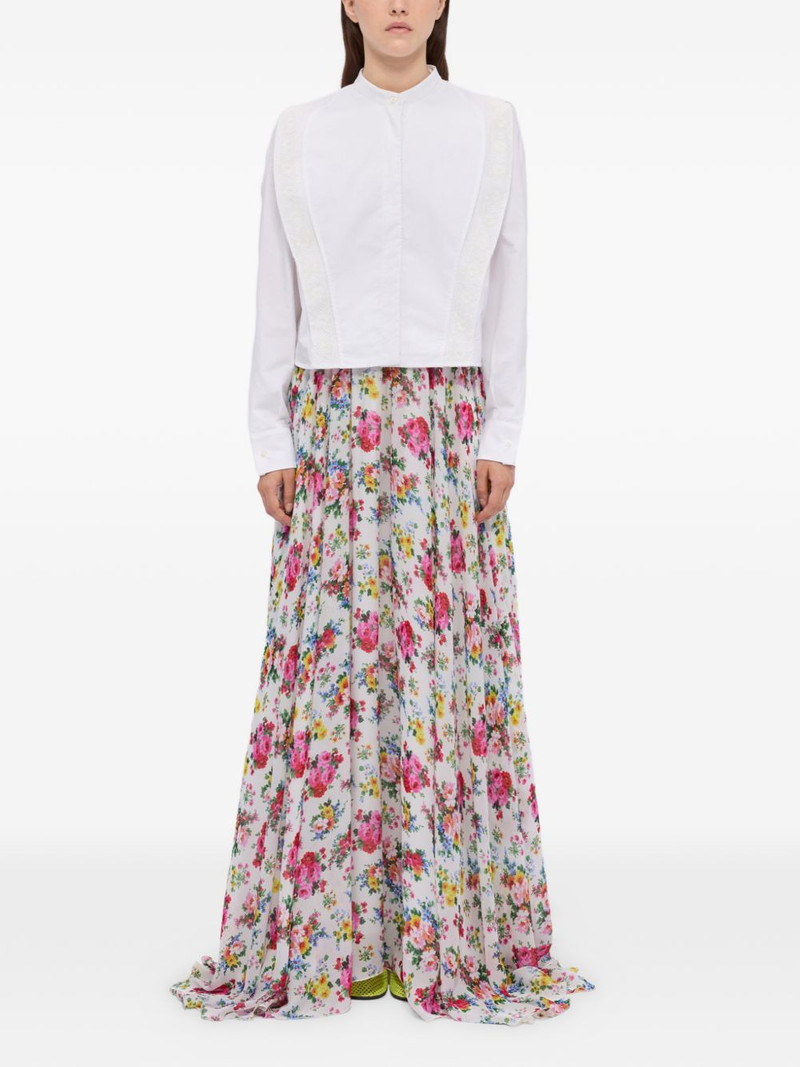 MSGM floral maxi skirt outlook