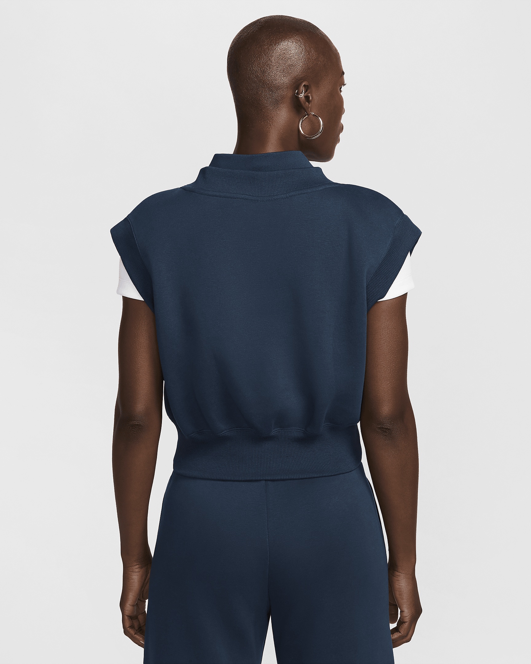 Nike Nike Womens Nike NSW Phoenix Fleece Sleeveless Crop
