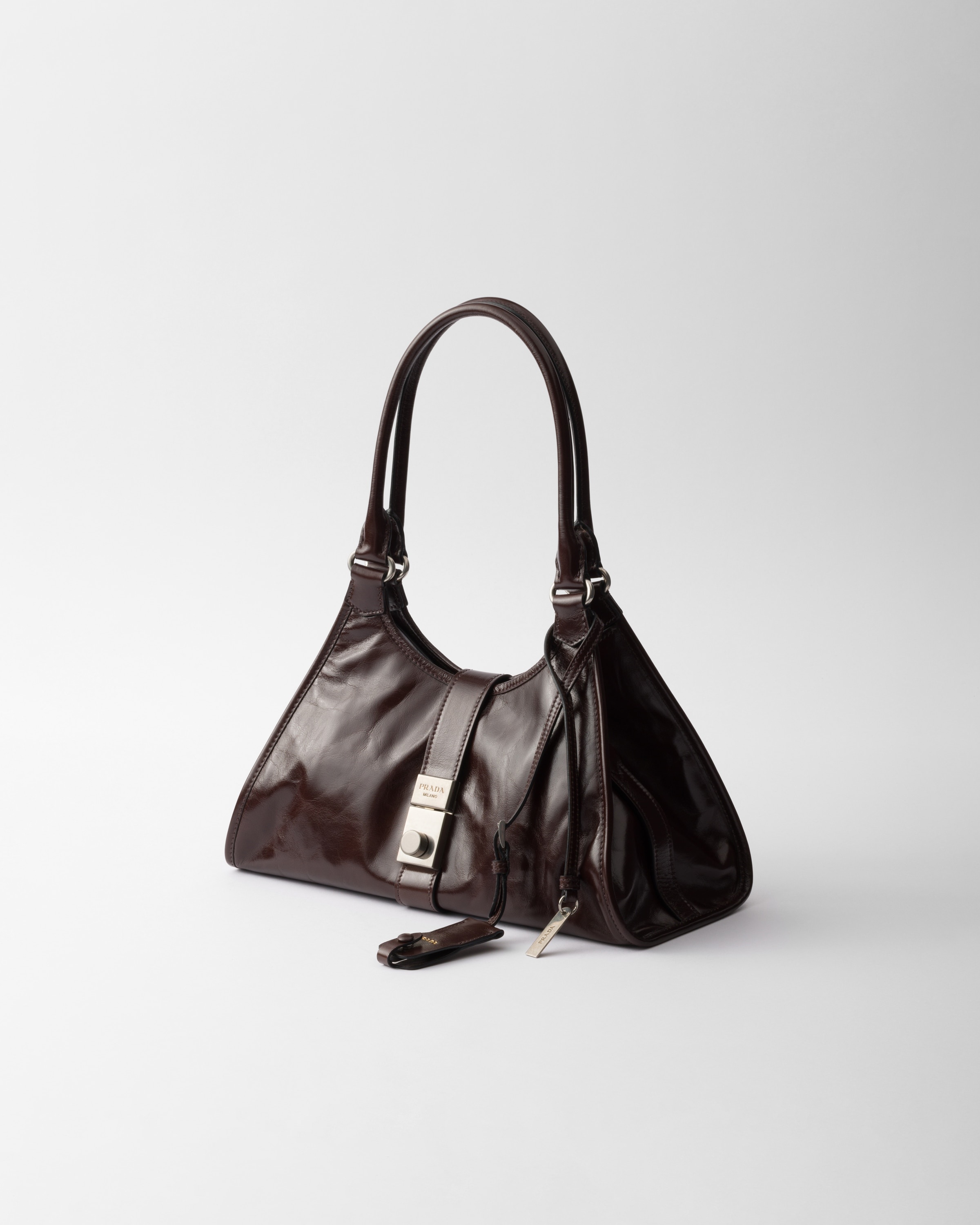Medium leather tote bag - 3