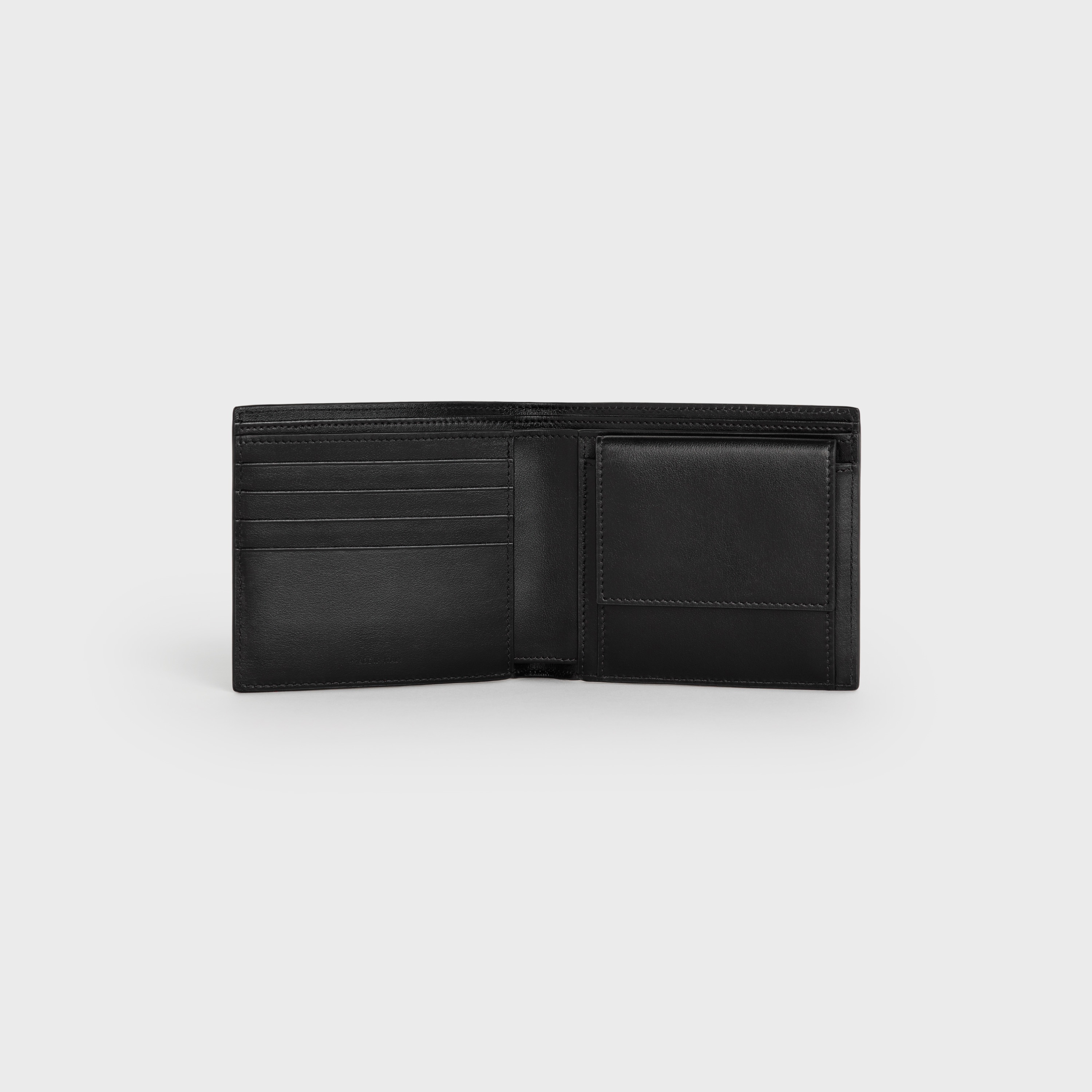 Bi-fold Wallet with Coin Compartment in Triomphe Canvas - 4