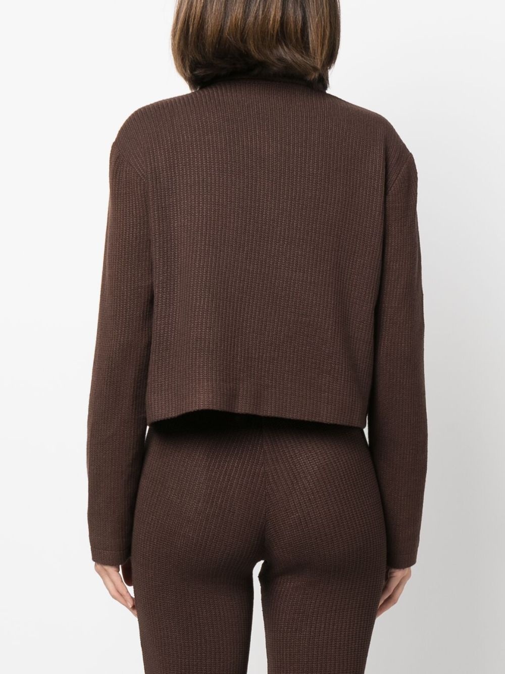 Yuna knit cropped cardigan - 4